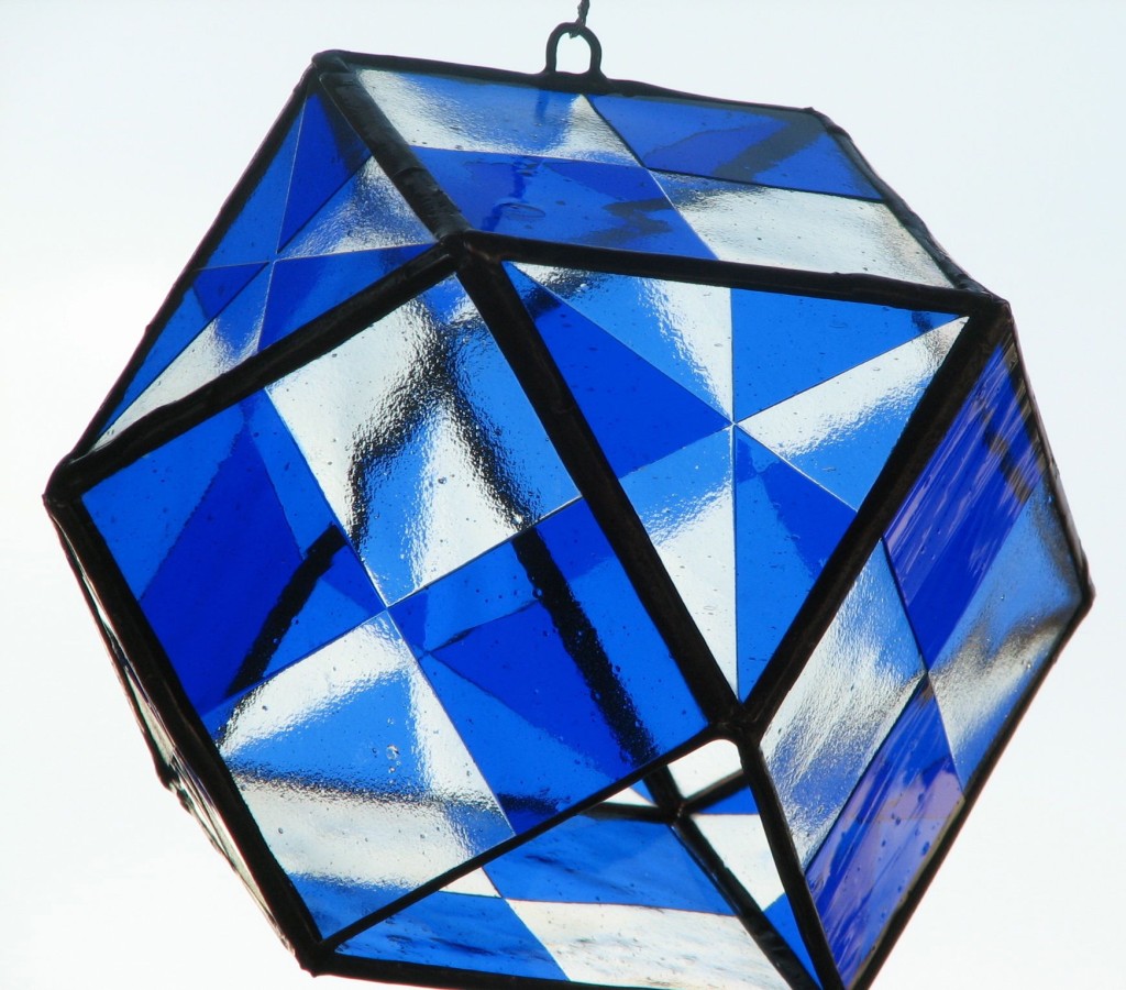 Cuboctahedron with flash glass, 2011/2012, gave away